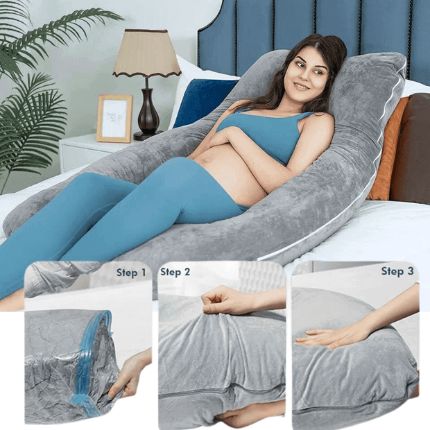 Premium Velvet U-Shaped Pregnancy / Full Body Pillow