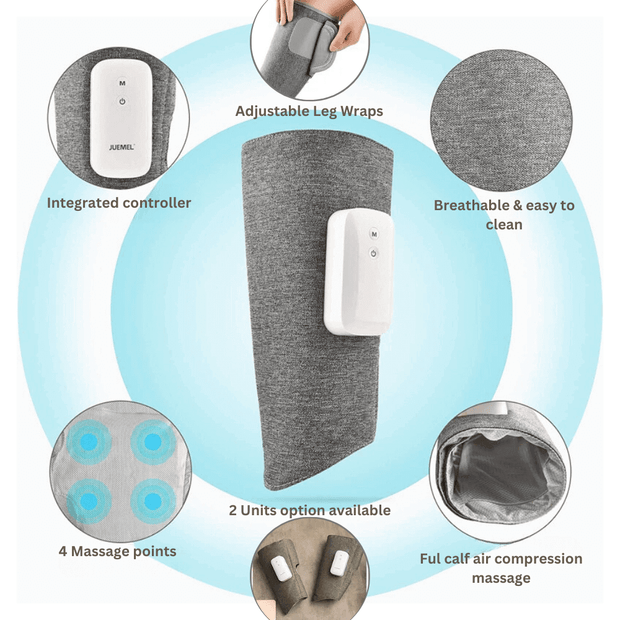 Rechargeable Air Compression Leg Massager