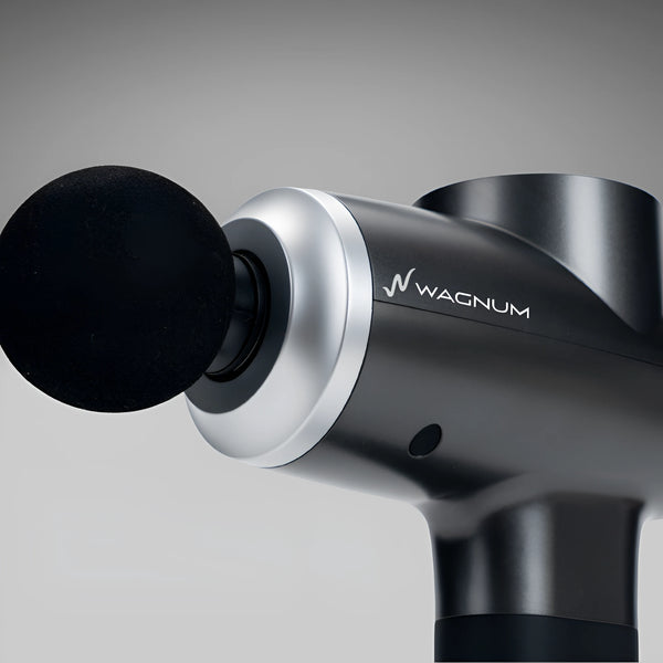 Percussive deep tissue massage gun.